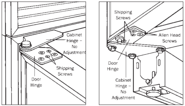 Sub Zero 500 and 600 Series Door Adjustments How to Guides